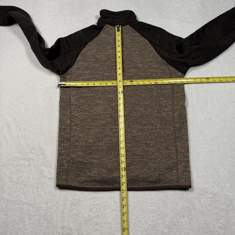 Patagonia Sweater Mens Medium Brown Heather Better Sweater 1/4 Zip STY25522‎ - Picture 7 of 10